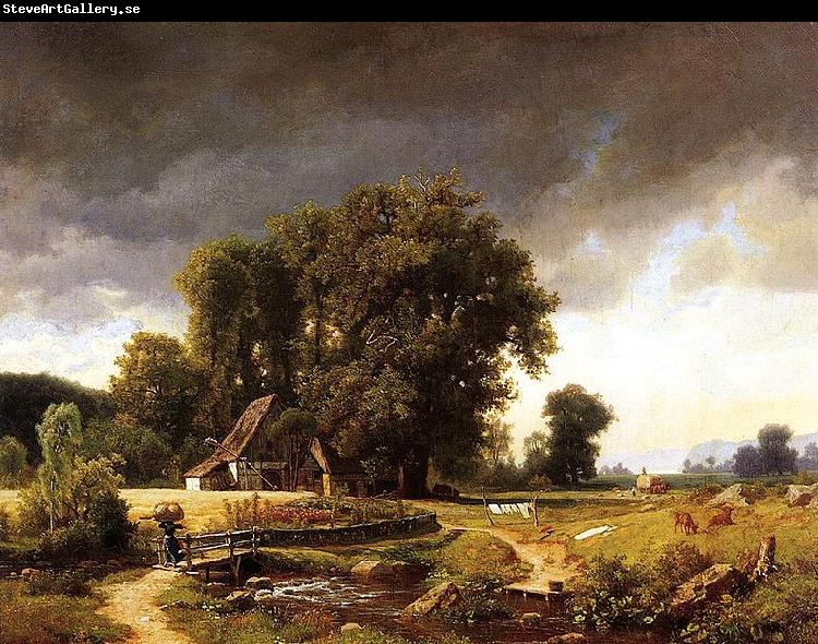 Albert Bierstadt Westphalian_Landscap